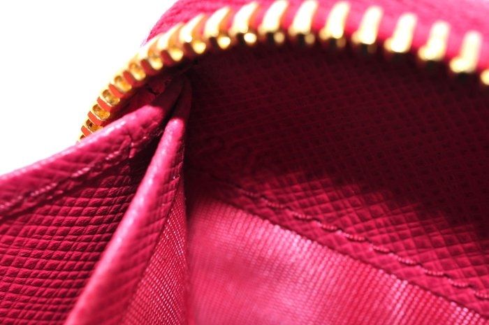 Prada Zippy Leather Wallet pink Prada Zippy Leather Wallet pink
