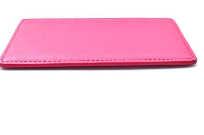 Saint Laurent Pink Leather Card Holder
