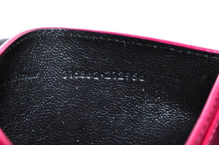 Saint Laurent Pink Leather Card Holder
