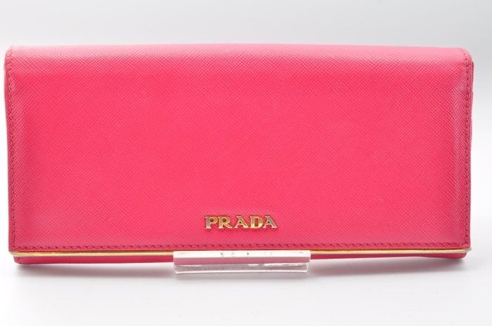 Prada Pink Leather Wallet