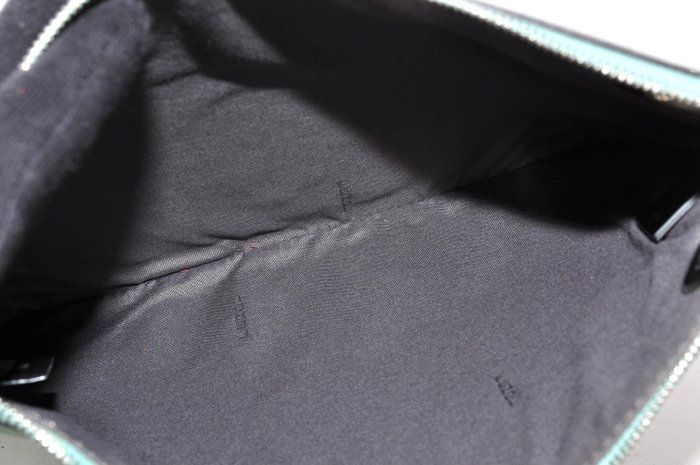 Fendi  Leather Pouch Green