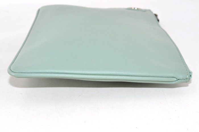 Fendi  Leather Pouch Green