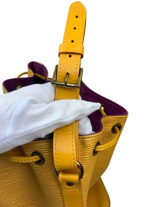 Louis Vuitton Petit Noé Epi Leather Yellow