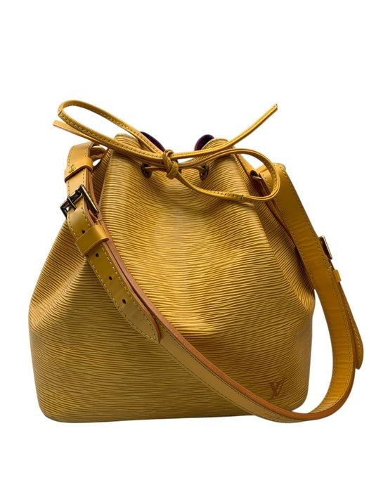 Louis Vuitton Petit Noé Epi Leather Yellow Louis Vuitton Petit Noé Epi Leather Yellow
