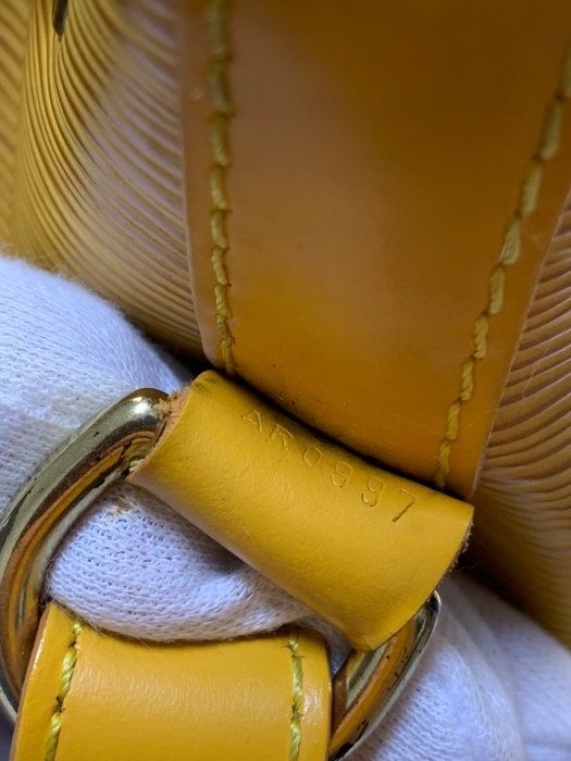 Louis Vuitton Petit Noé Epi Leather Yellow
