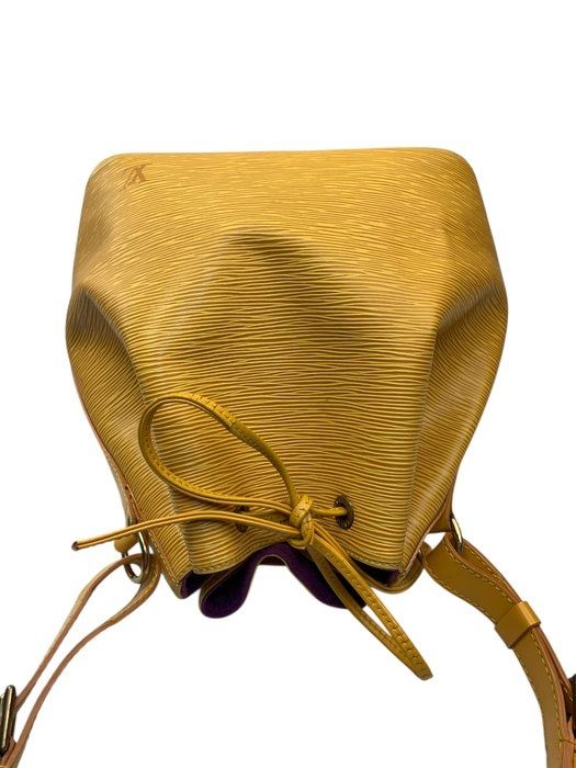 Louis Vuitton Petit Noé Epi Leather Yellow