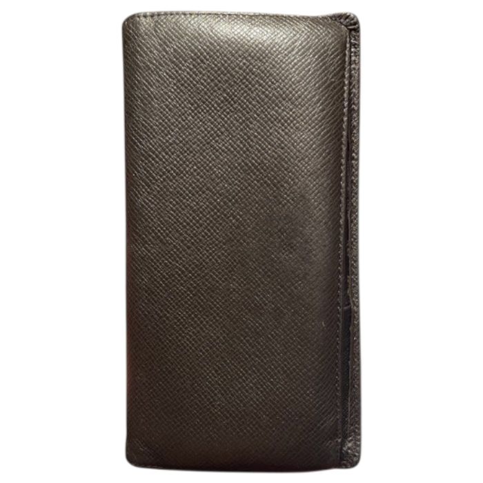 Louis Vuitton Brazza Long Bi-Fold Wallet – Taiga Leather – Brown