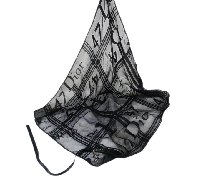 Christian Dior Pure Silk Multi-Functional Bikini Hip/Neck Shawl – With Original Box