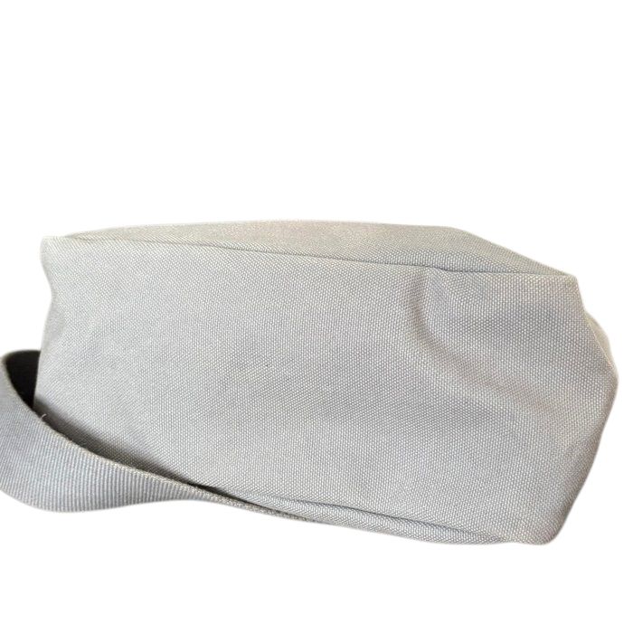 Miu Miu Canvas & Leather Mini Crossbody Bag – Light Grey/Brown Miu Miu Canvas & Leather Mini Crossbody Bag – Light Grey/Brown