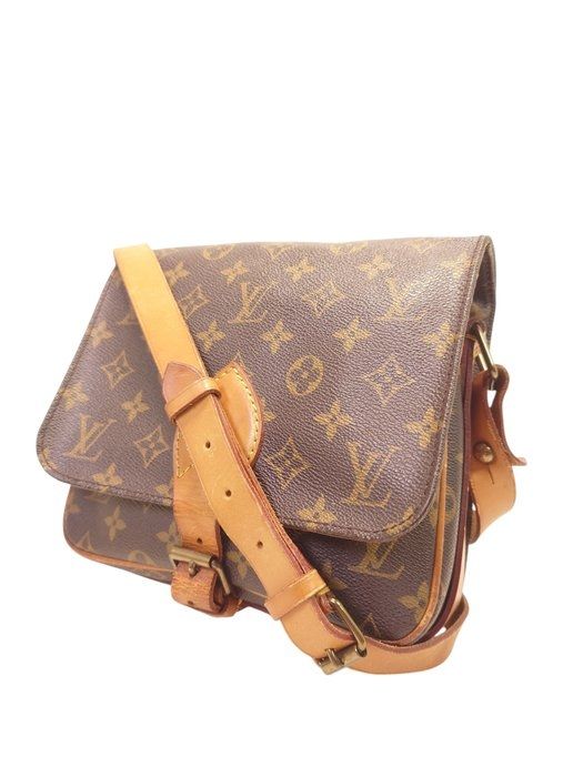 Louis Vuitton  Monogram Cartouchière  Crossbody Bag MM
