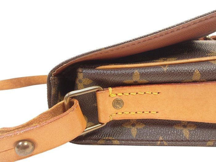 Louis Vuitton  Monogram Cartouchière  Crossbody Bag MM
