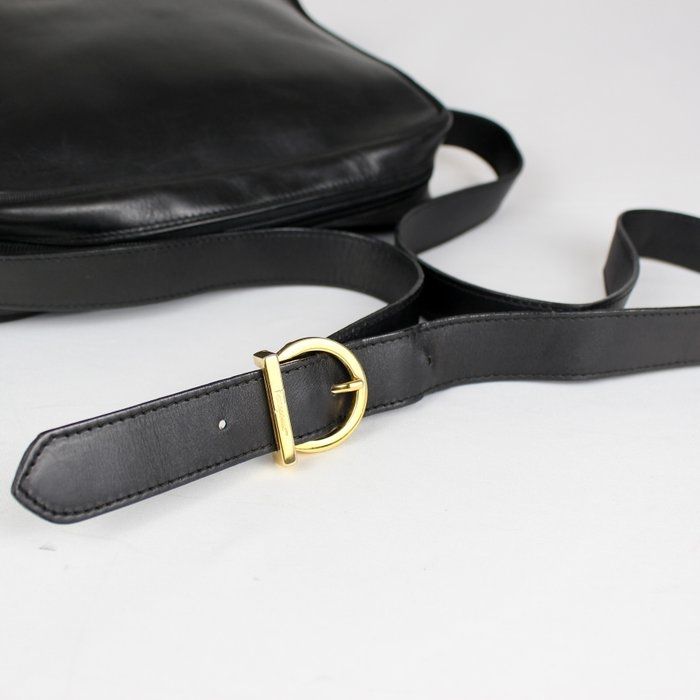 Salvatore Ferragamo Vara Bow Leather Crossbody Bag – Black