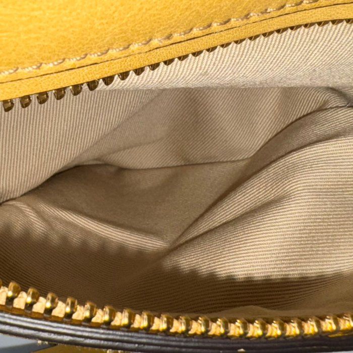 Chloé Meyer 2-Way Shoulder Bag  Suede &amp; Leather – Yellow