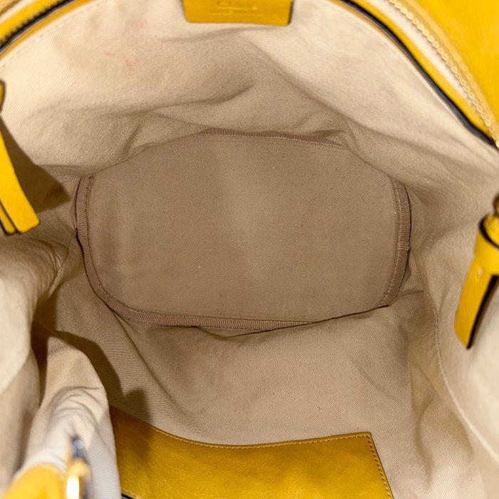 Chloé Meyer 2-Way Shoulder Bag  Suede &amp; Leather – Yellow