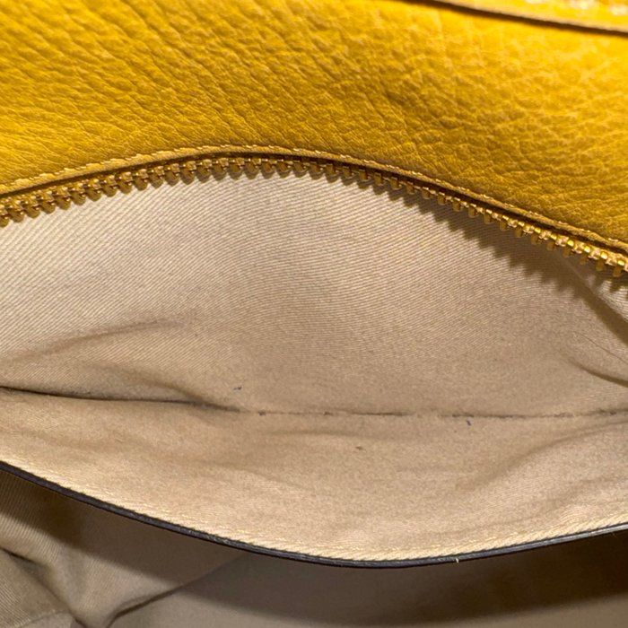 Chloé Meyer 2-Way Shoulder Bag  Suede &amp; Leather – Yellow