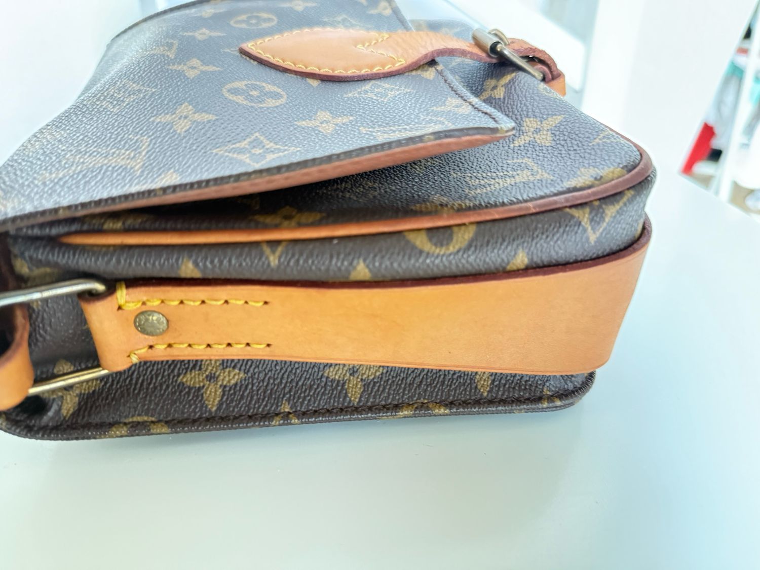 Louis Vuitton  Monogram Cartouchière  Crossbody Bag MM