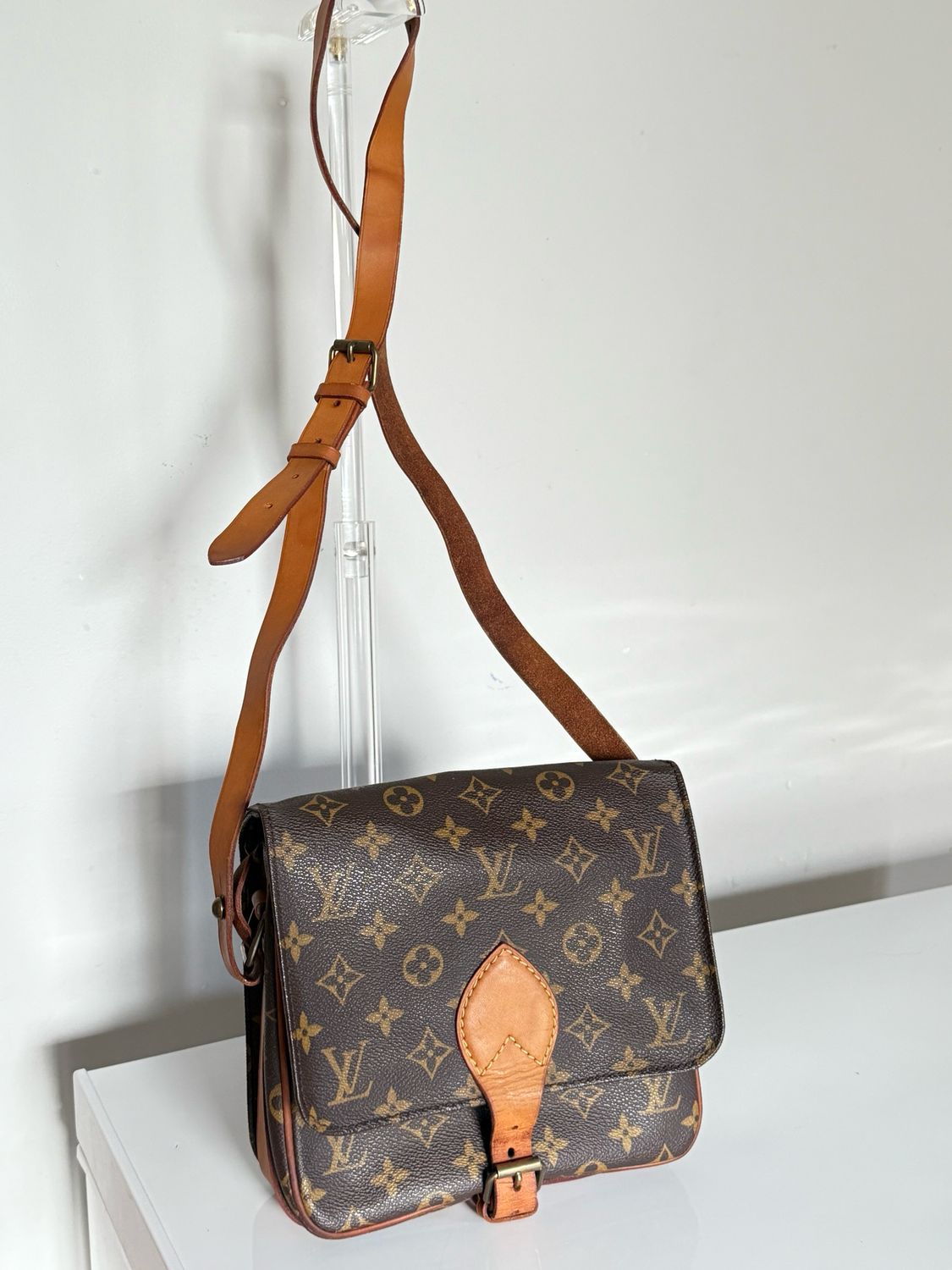 Louis Vuitton  Monogram Cartouchière  Crossbody Bag MM