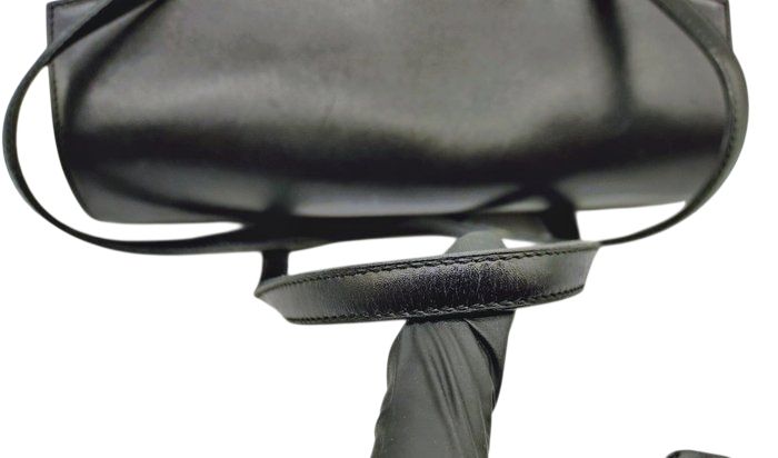 Christian Dior Interlocking Handbag – Black – Leather & Gold Hardware Christian Dior Interlocking Handbag – Black – Leather & Gold Hardware