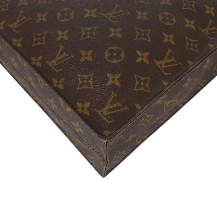 Louis Vuitton Monogram Sac Plat Tote – Brown Louis Vuitton Monogram Sac Plat Tote – Brown