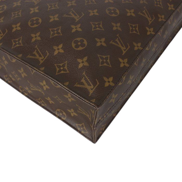 Louis Vuitton Monogram Sac Plat Tote – Brown Louis Vuitton Monogram Sac Plat Tote – Brown