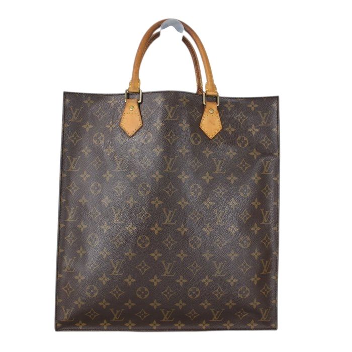 Louis Vuitton Monogram Sac Plat Tote – Brown Louis Vuitton Monogram Sac Plat Tote – Brown