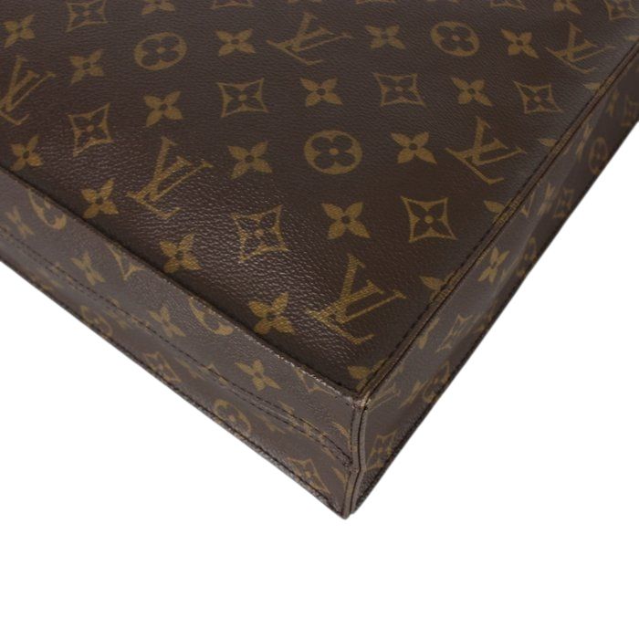 Louis Vuitton Monogram Sac Plat Tote – Brown Louis Vuitton Monogram Sac Plat Tote – Brown