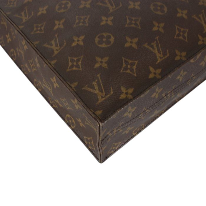 Louis Vuitton Monogram Sac Plat Tote – Brown Louis Vuitton Monogram Sac Plat Tote – Brown