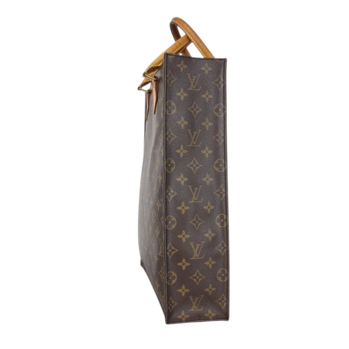 Louis Vuitton Monogram Sac Plat Tote – Brown Louis Vuitton Monogram Sac Plat Tote – Brown