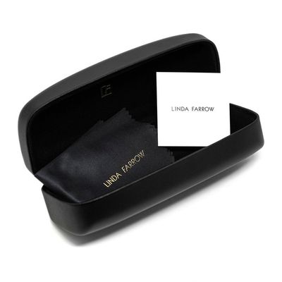 Yohji Yamamoto x Linda Farrow Sunglasses – Brown/Orange Square Frame (Brand New)