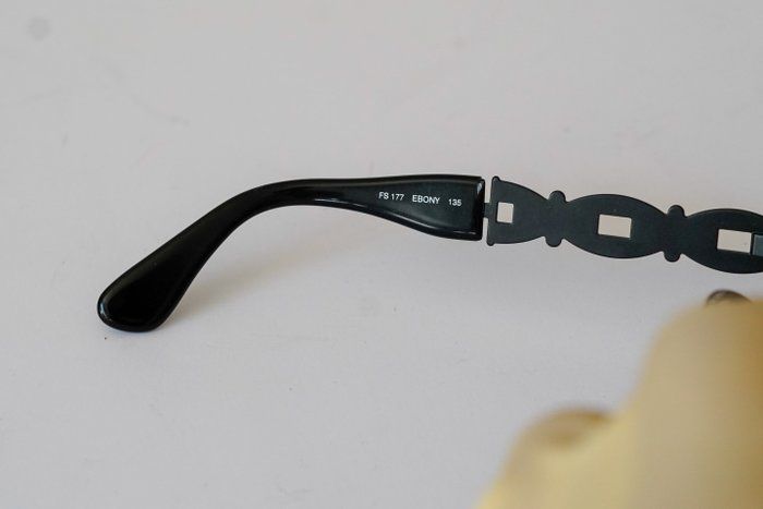 Vintage Fendi Sunglasses – Black &amp; Gold – Excellent Condition