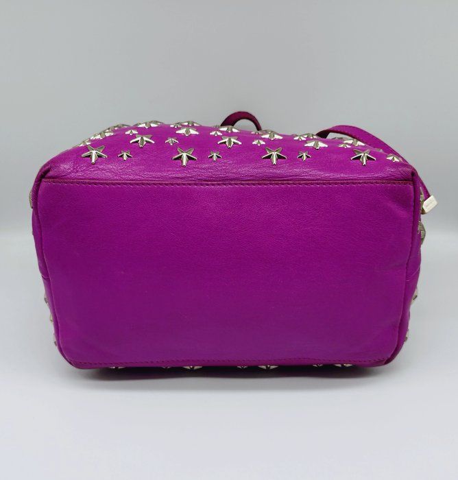 Jimmy Choo Sasha Star-Studded Tote Bag – Pink – Medium