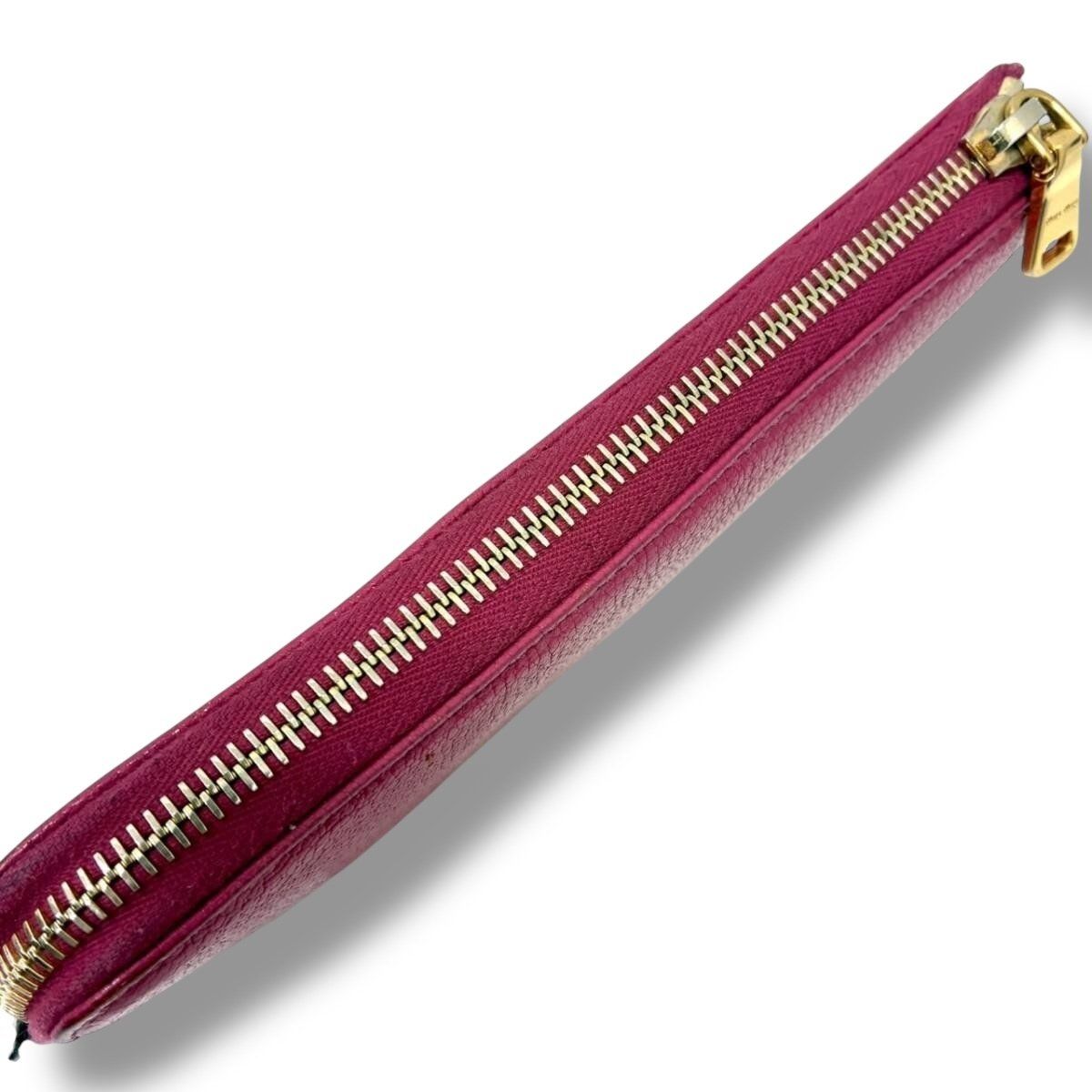 Miu Miu Fuchsia Leather Wallet