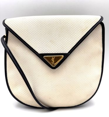 Yves Saint Laurent crossbody bag white