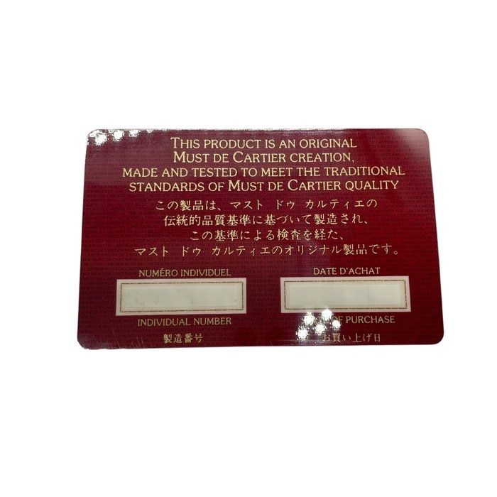 Cartier Must de shoulder bag Bordeaux