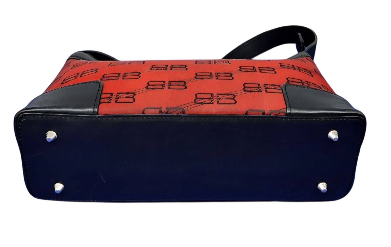 Balenciaga Monogram Canvas Shoulder Bag