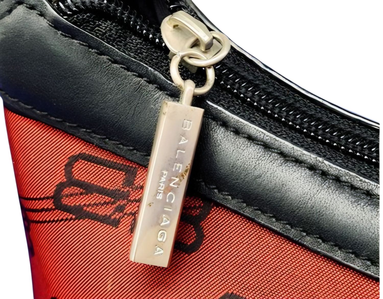 Balenciaga Monogram Canvas Shoulder Bag