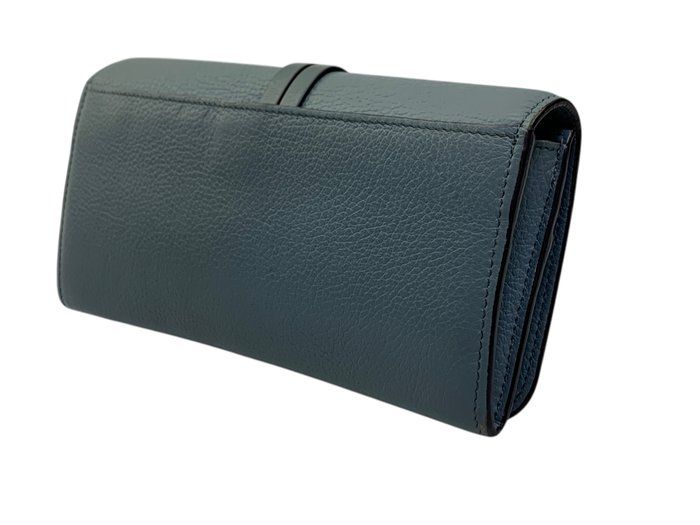 Chloé Alphabet Compact leather Wallet – Green/Khaki Chloé Alphabet Compact leather Wallet – Green/Khaki