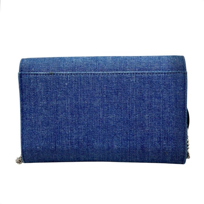 Jimmy choo Denim blue crossbody bag 