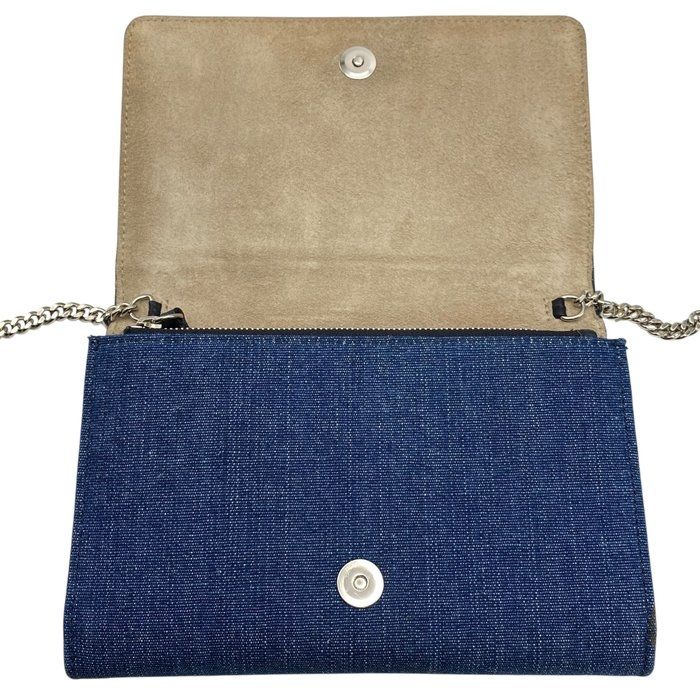 Jimmy choo Denim blue crossbody bag 