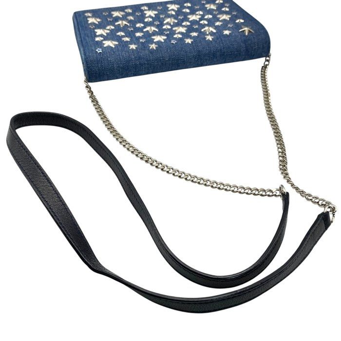 Jimmy choo Denim blue crossbody bag 