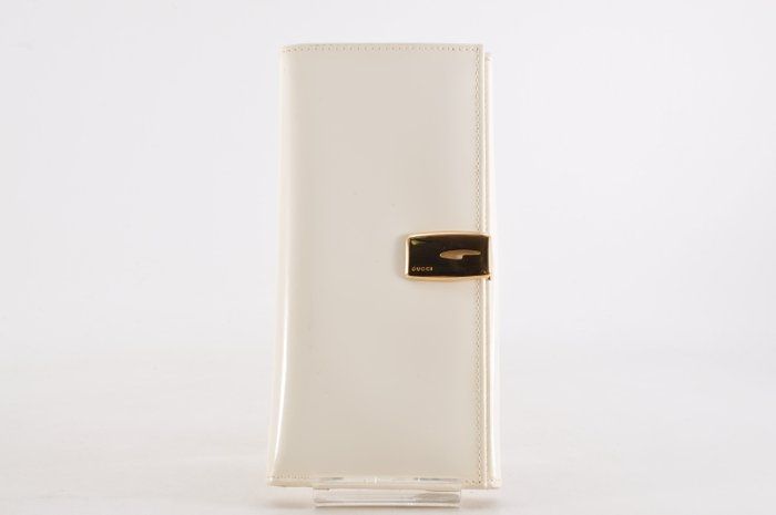 Gucci  Patent leather Bifold wallet  White
