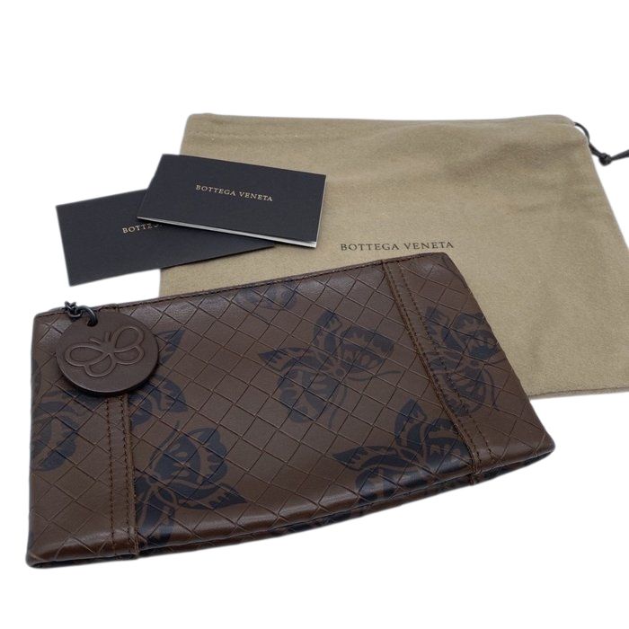 Bottega Veneta Intrecciato Leather Pouch