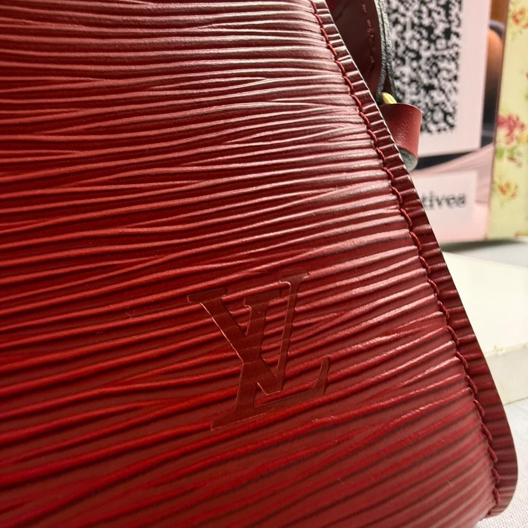 Louis Vuitton Pochette Accessoire Red Epps Leather
