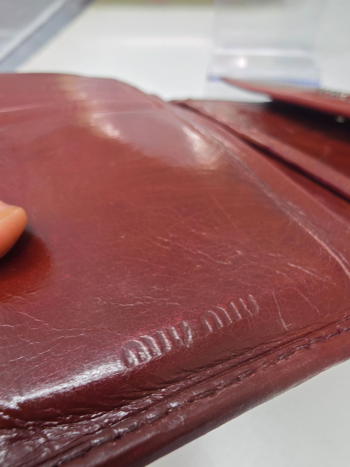 Miu Miu Wallet and Coin Purse Red