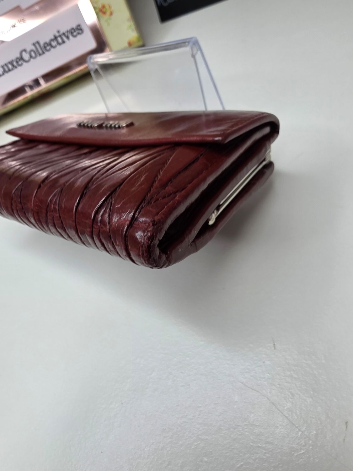 Miu Miu Wallet and Coin Purse Red