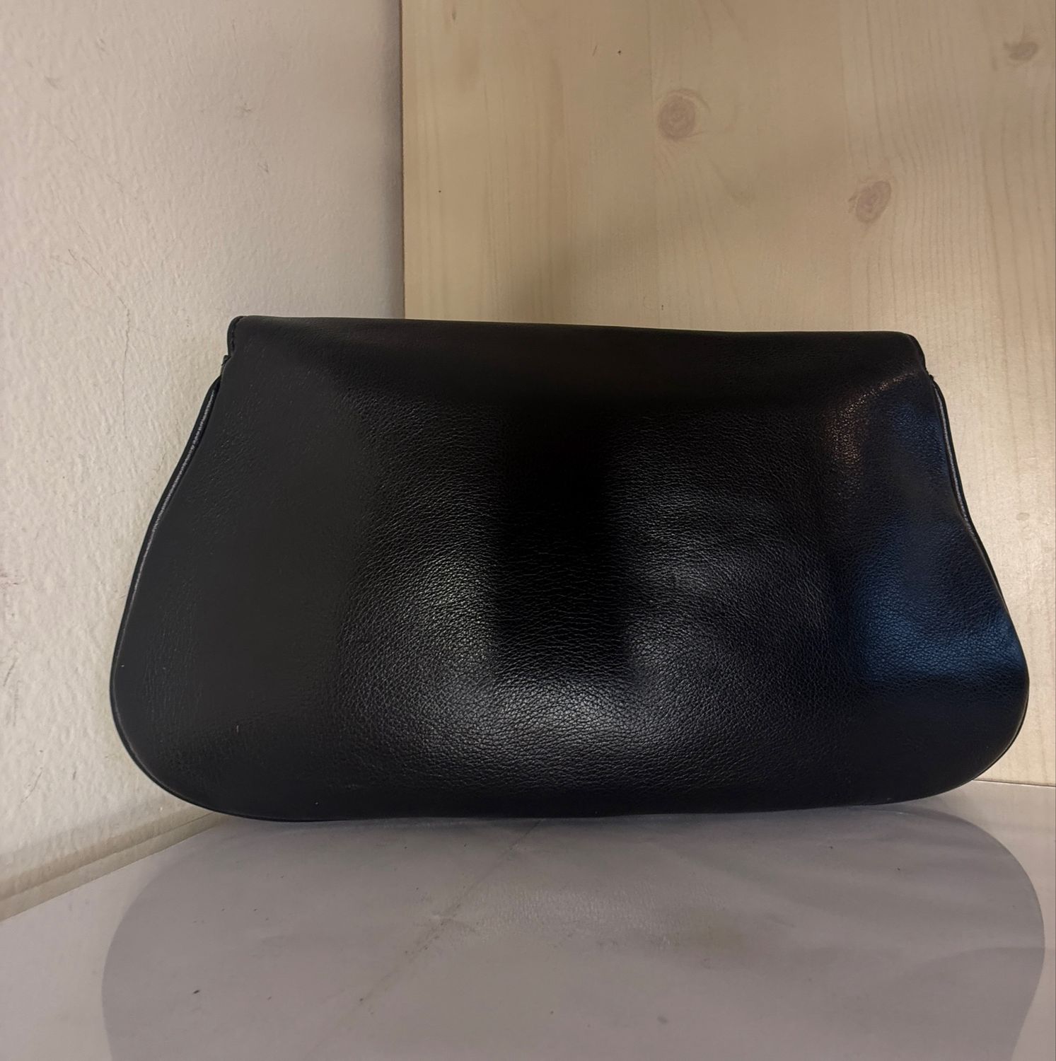 Gucci Interlock Logo Web Stripe Clutch Black