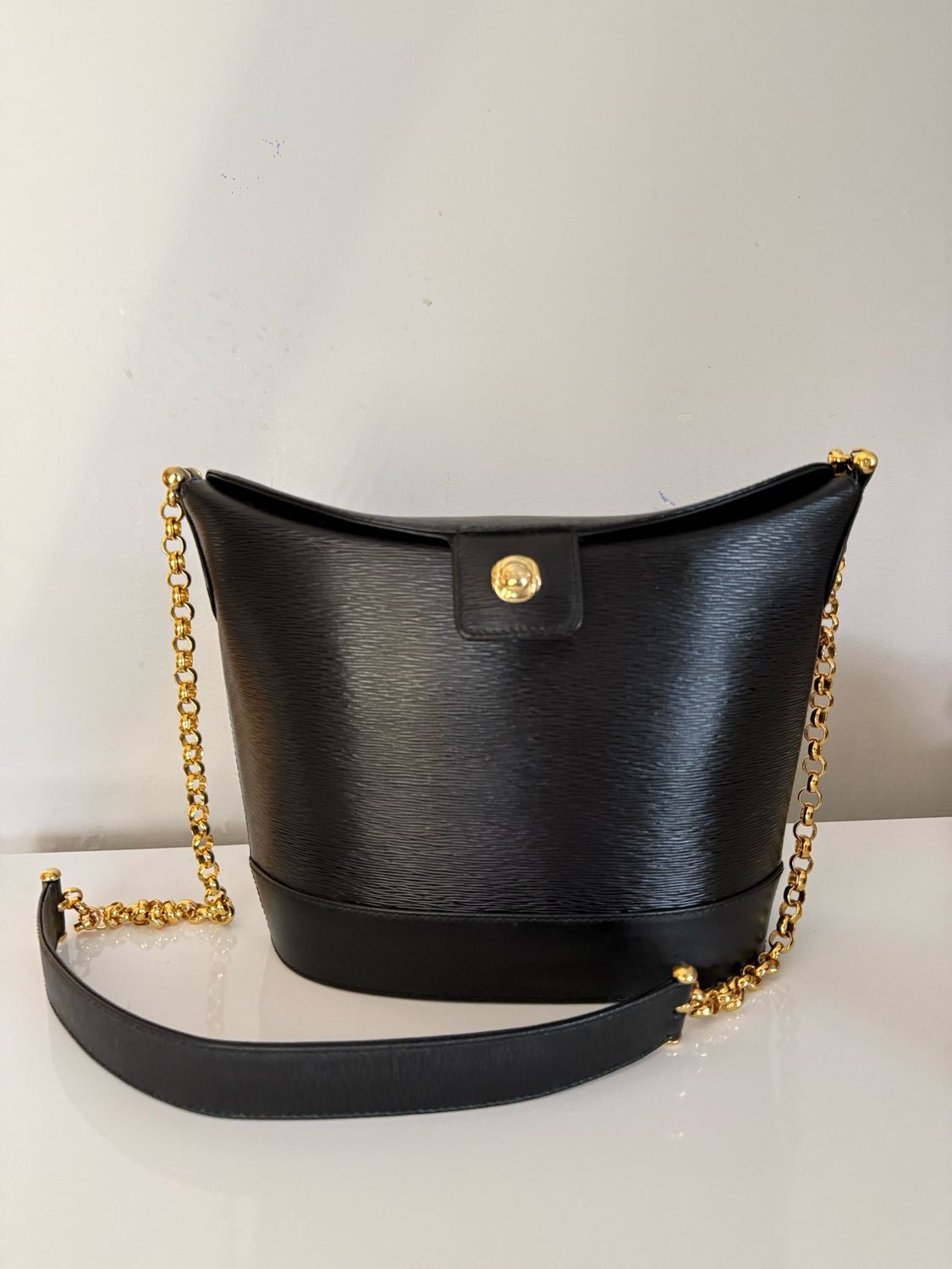 Chloe bucket Leather bag black Chloe bucket Leather bag black