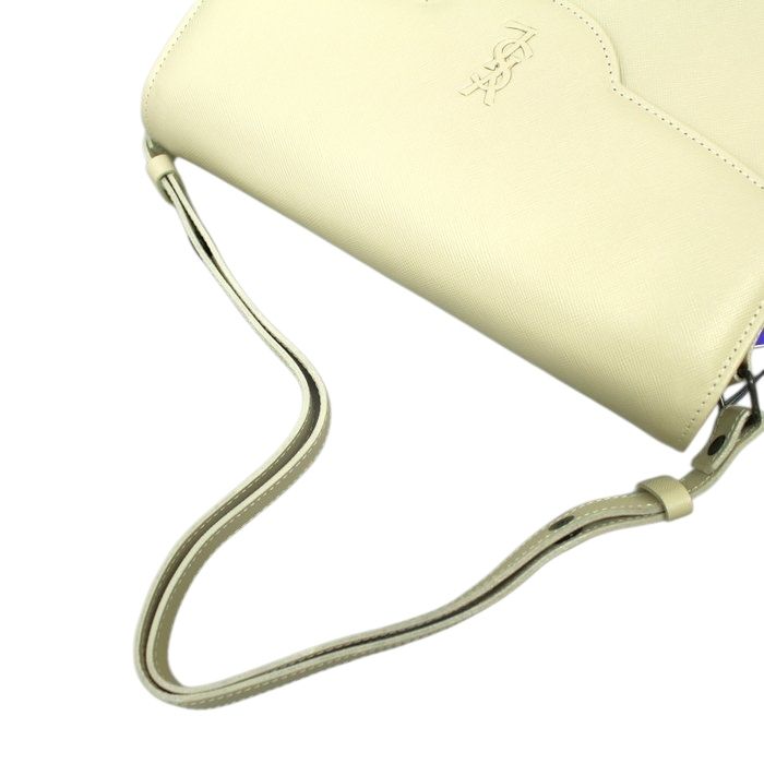 YSL Shoulder Bag with Box Off-White
