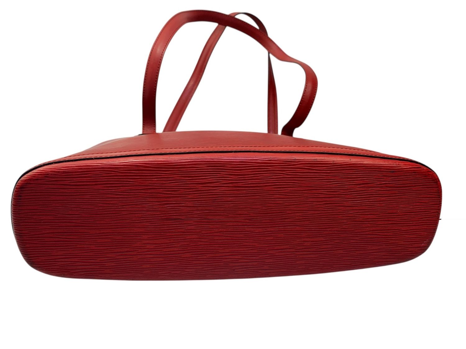 Louis Vuitton Lussac Epi Leather Shoulder Bag | Red