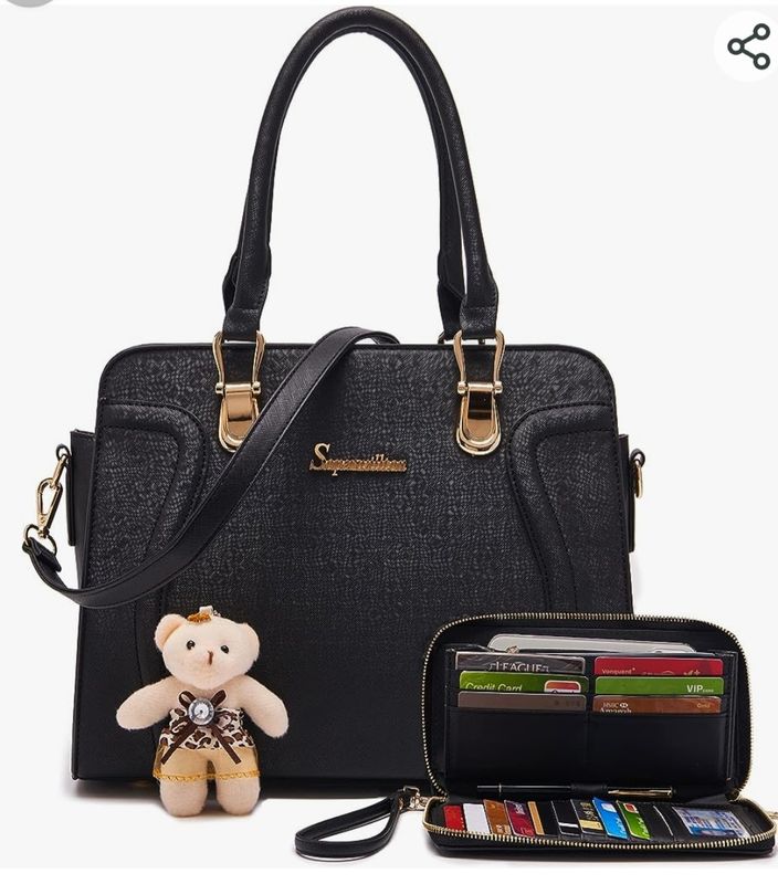 BLACK SET HANDBAG